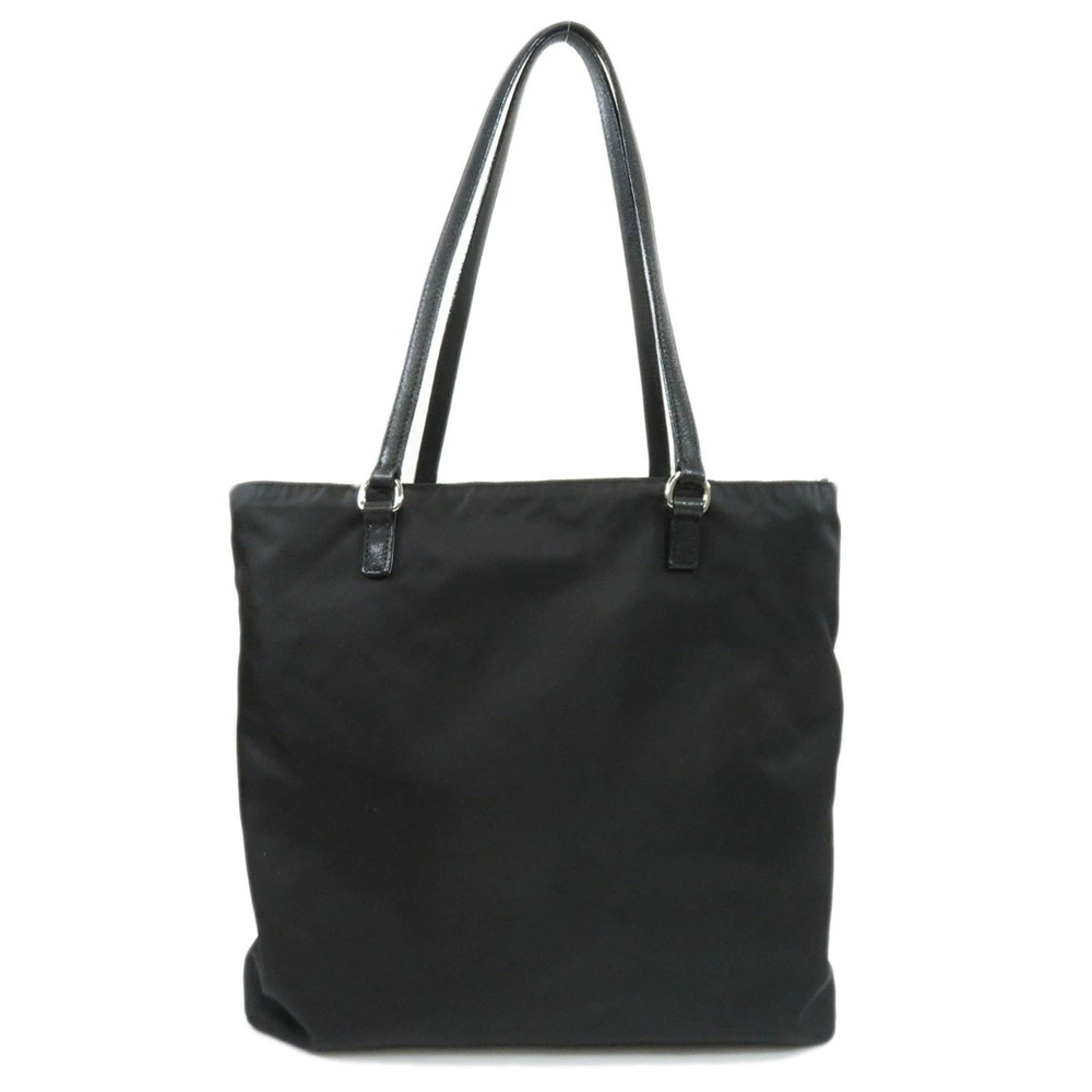 Prada signature Black triangle Tessuto tote bag - Picture 1 of 11